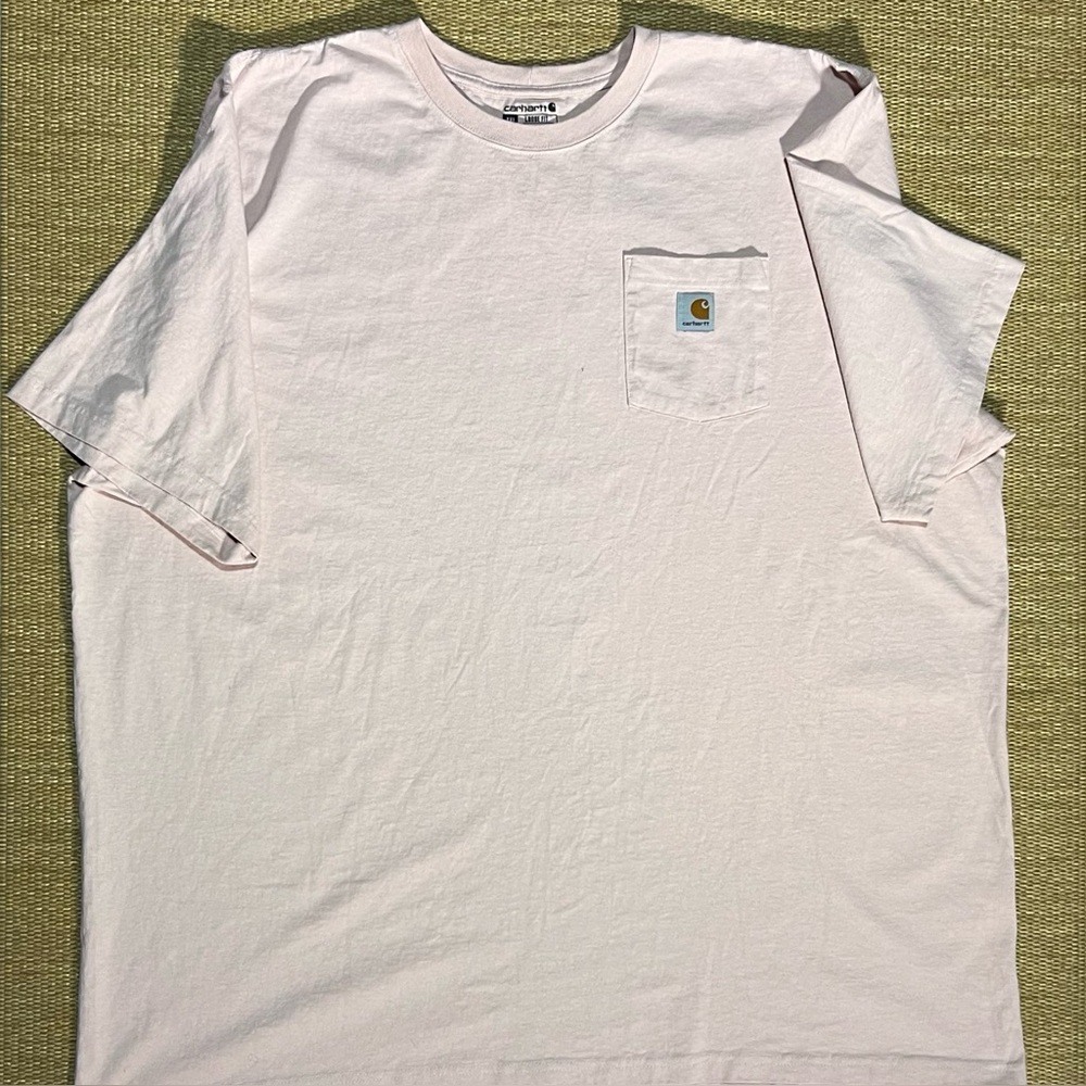 Carhartt Men's Salmon Pocket T-Shirt Size 4XL Tall Great Condition